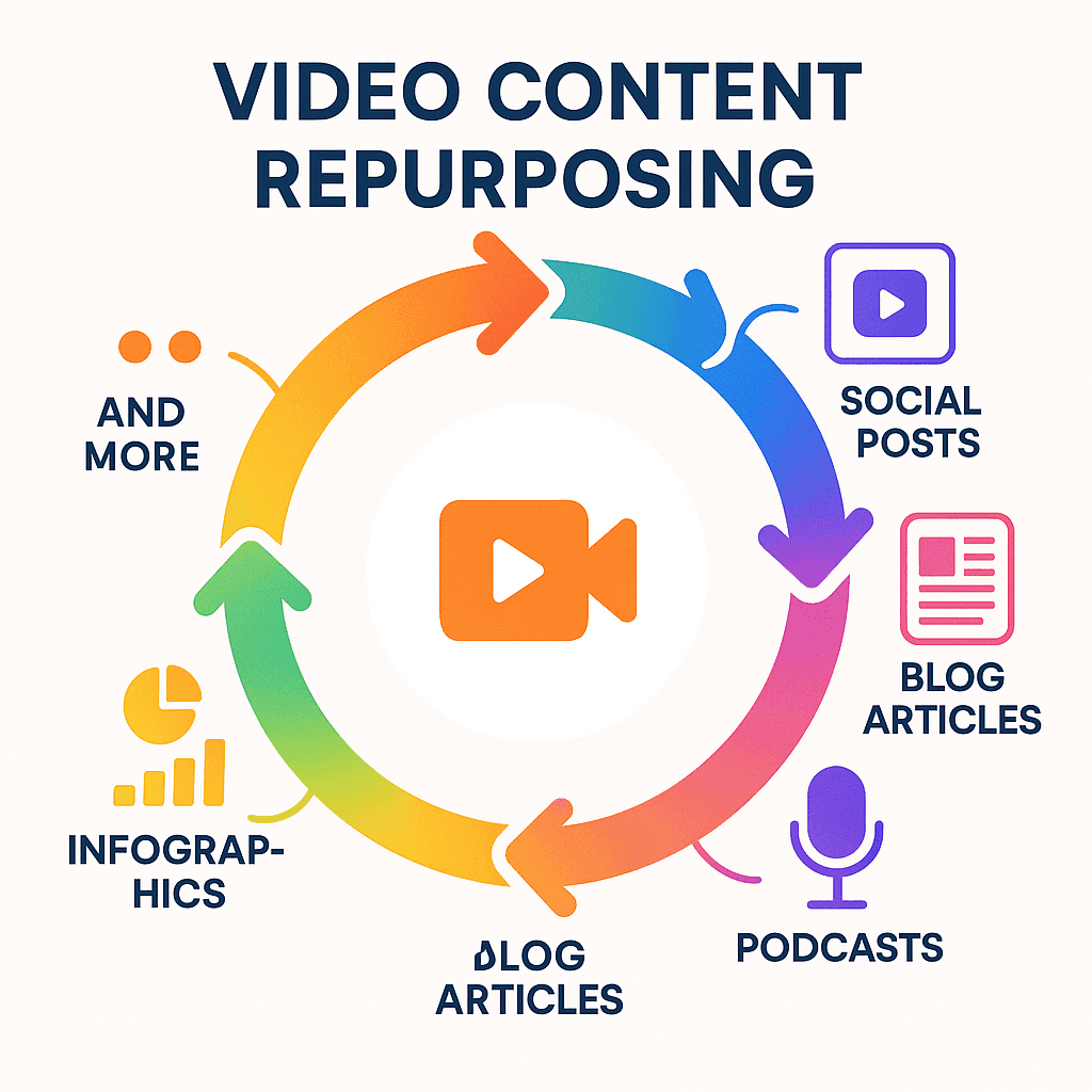 Video Content Repurposing: 1 Video, 10 Formats - The Ultimate Efficiency Guide